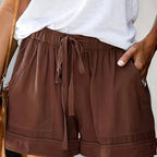 Maya Relaxed-Fit Drawstring Shorts - Effortless Comfort, Everyday Style