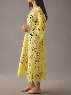 Lace-Detail Beach Cover-Up Midi Dress
