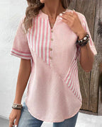 Anya Striped Blouse - Effortless Everyday Style