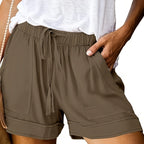 Maya Relaxed-Fit Drawstring Shorts - Effortless Comfort, Everyday Style