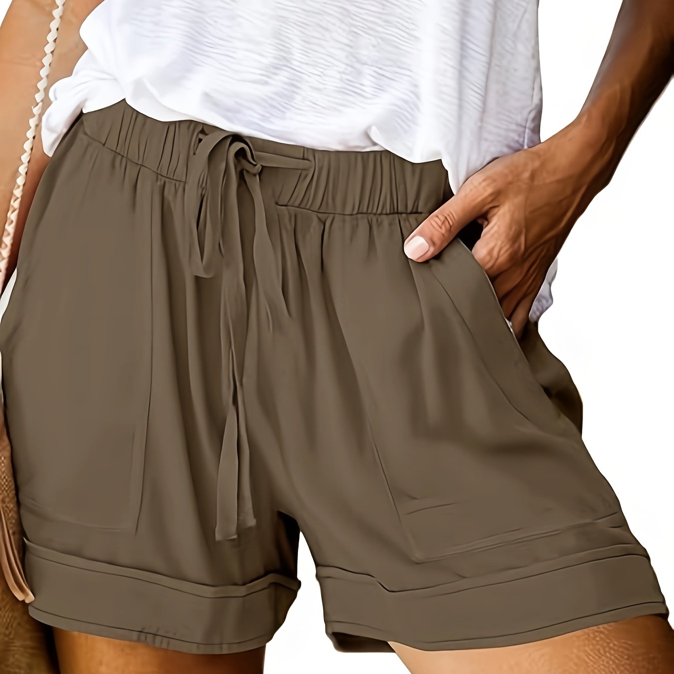 Maya Relaxed-Fit Drawstring Shorts - Effortless Comfort, Everyday Style