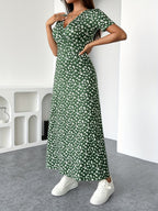 Isla Ruffle Knit Dress - Elegant Knit with Delicate Ruffle Details