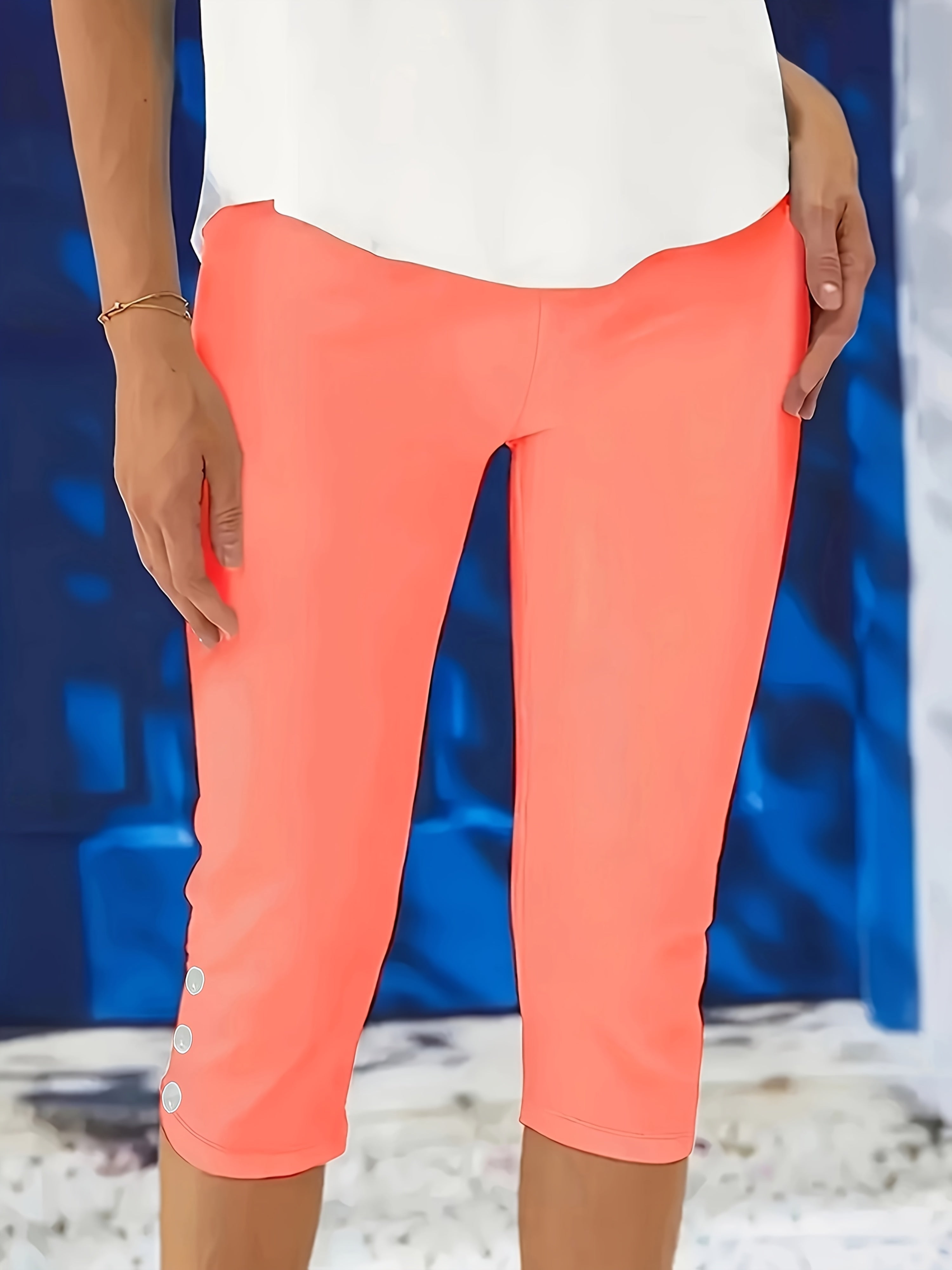 Clara Polished Stretch Capri Pants