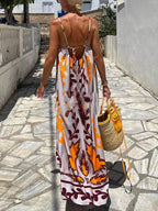 Boho Ethnic-Print Cami Maxi Dress - Relaxed Fit