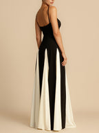 Glamorous Panelled Tulle A-Line Maxi Slip Dress