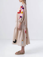 One-of-a-Kind Ethnic-Print Lightweight Maxi Dress
