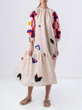 One-of-a-Kind Ethnic-Print Lightweight Maxi Dress