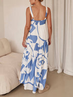 Captivating Geometric Print Maxi Dress
