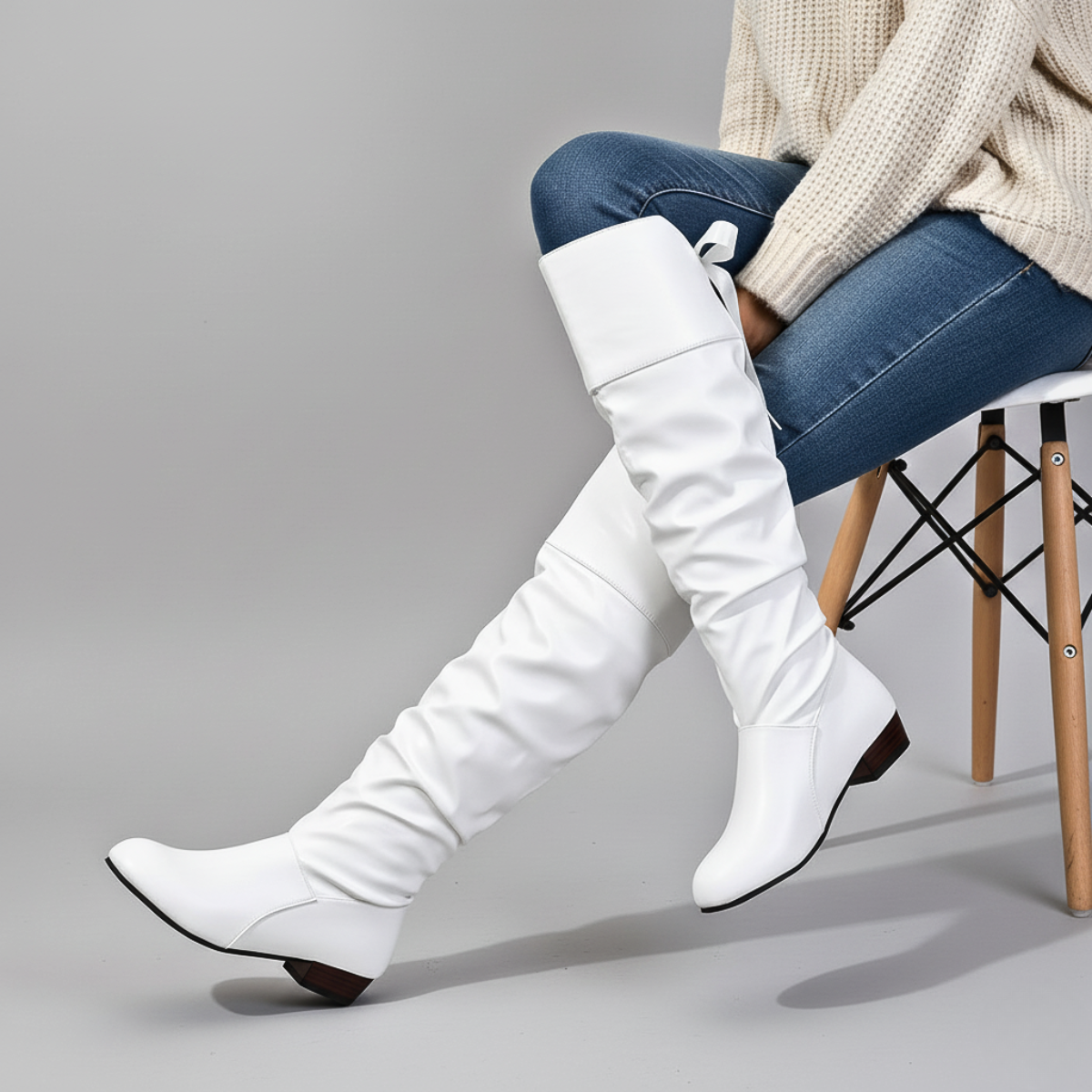 ANOURA Leather Boots - Premium Quality, Timeless Style