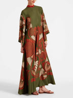 Elegant Dazzling Print Maxi Dress