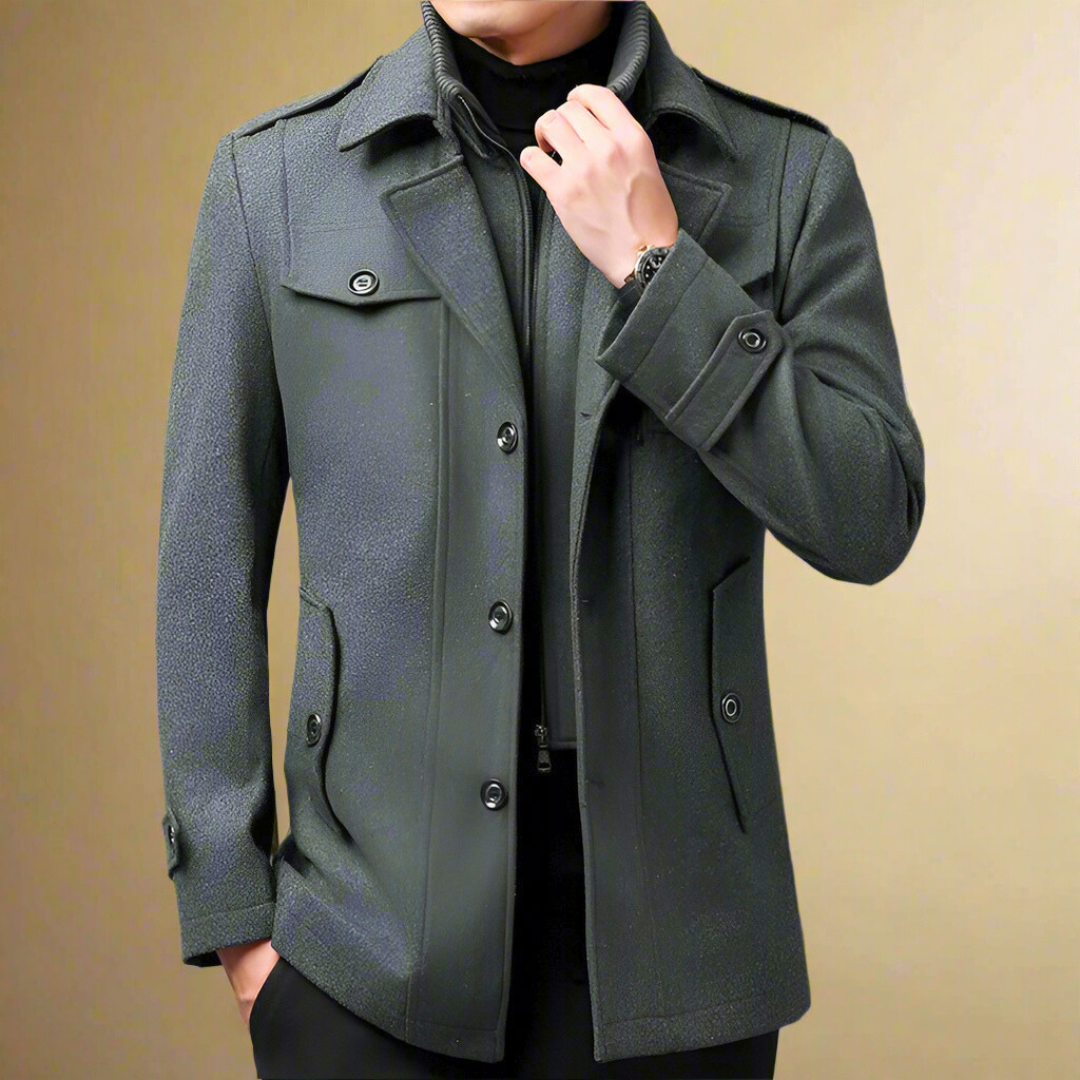Massimo Adriano Trench Coat – Timeless Italian Style, Tailored for Modern Elegance