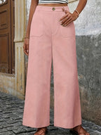 Mara High-Waisted Relaxed-Fit Trousers for Effortless Style