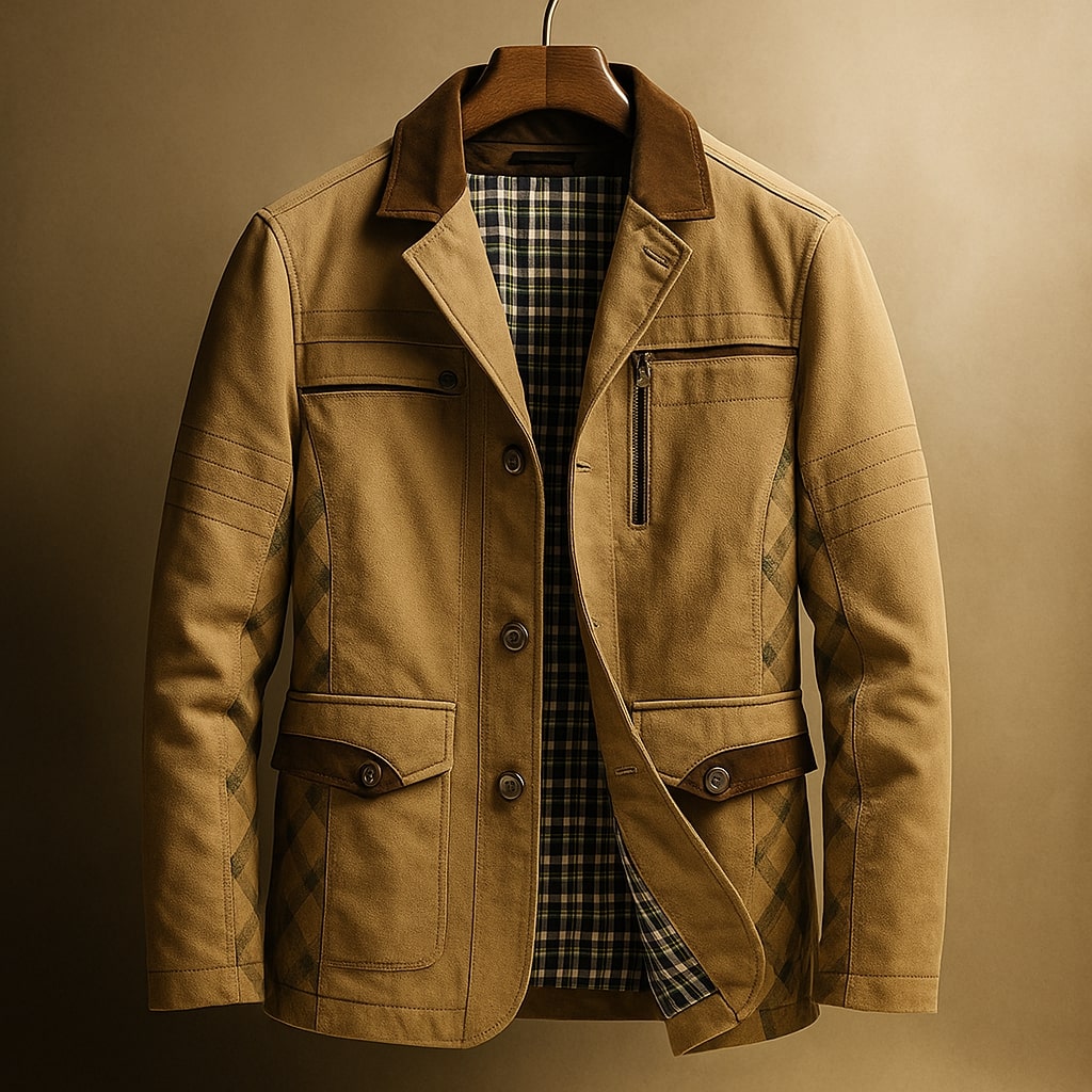 Kensington Cotton Jacket - Timeless Style, All-Day Comfort
