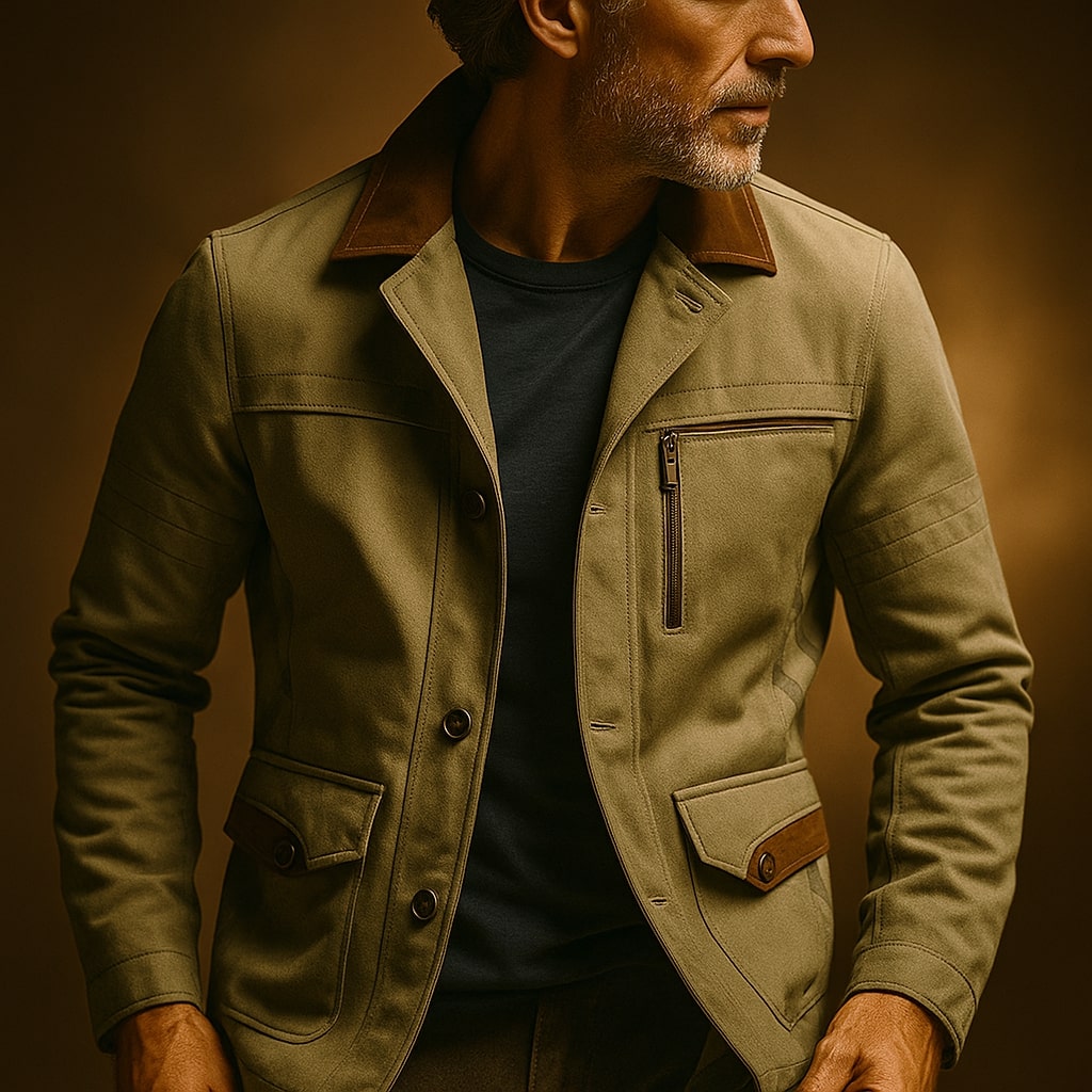 Kensington Cotton Jacket - Timeless Style, All-Day Comfort