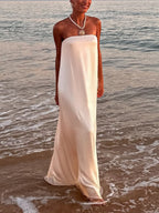Luxurious Satin Maxi Evening Gown – Elegant, Flattering Maxi Dress for Formal Occasions