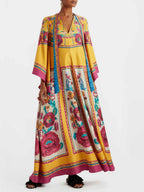 Elegant Long Flowing Maxi Dress for Casual Chic and Fashion-Forward Style
