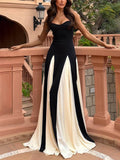 Glamorous Panelled Tulle A-Line Maxi Slip Dress