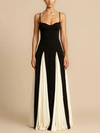 Glamorous Panelled Tulle A-Line Maxi Slip Dress