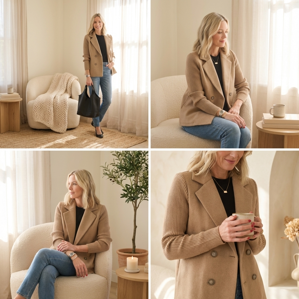 CLAIRE CASUAL BLAZER COAT