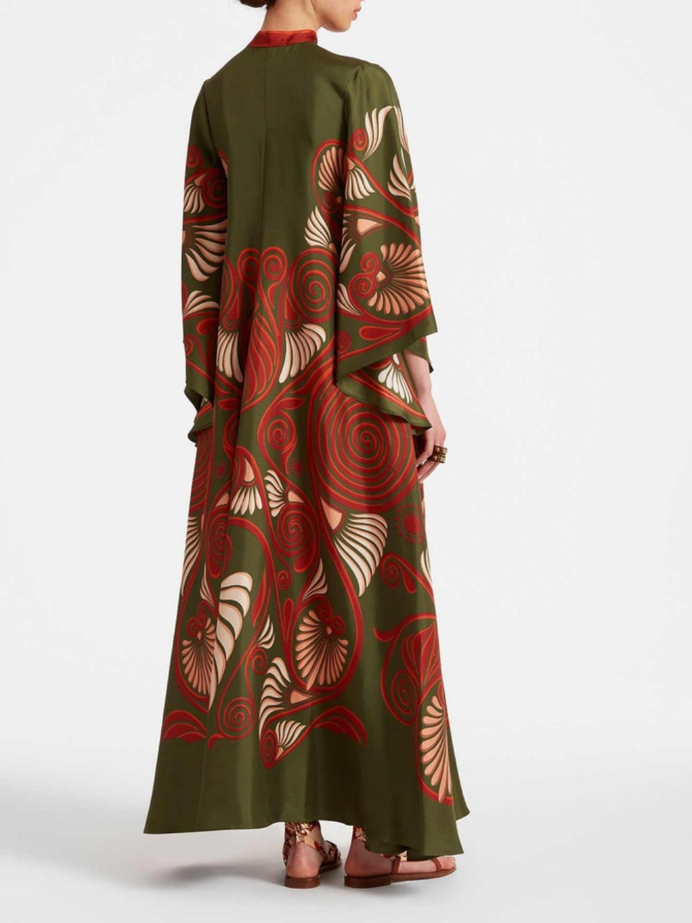 Elegant Dazzling Print Maxi Dress