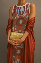 Clara Maxi Dress & Stole Set