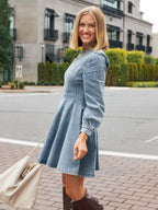 Denim Darling Mini Dress — Effortlessly Chic & Playful