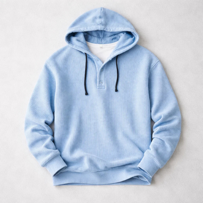Bromley Waffle Hoodie - Ultra-Soft, Cozy Everyday Essential