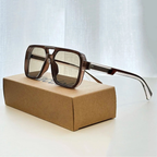 Thatcher Aviator Sunglasses - Iconic Style with Sleek Metal Frames