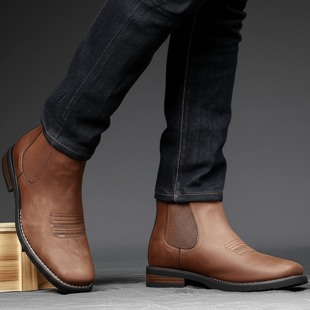 Winston Boot: Rugged Leather, All-Day Comfort