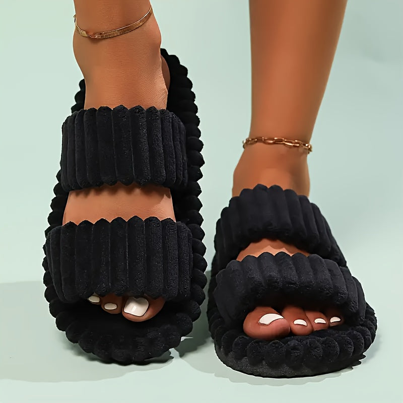 Mila Plush Cozy Slippers