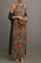 Clara Maxi Dress & Stole Set