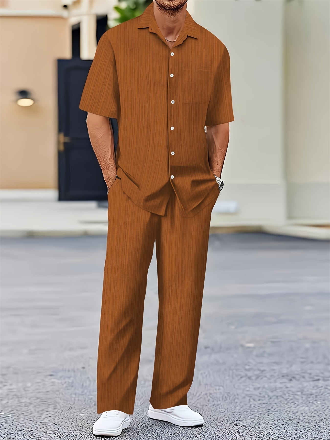 Elias Striped Two-Piece Summer Set — Effortless, Breezy Style for Sunny Days