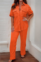 Camille Pleated Lounge Set - Effortless Comfort & Style