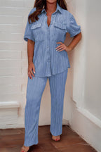 Camille Pleated Lounge Set - Effortless Comfort & Style