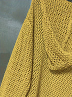 Lana Knit Hooded Sweater - Ultra-Soft, Cozy Cable-Knit for Everyday Comfort