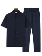 Elias Striped Two-Piece Summer Set — Effortless, Breezy Style for Sunny Days