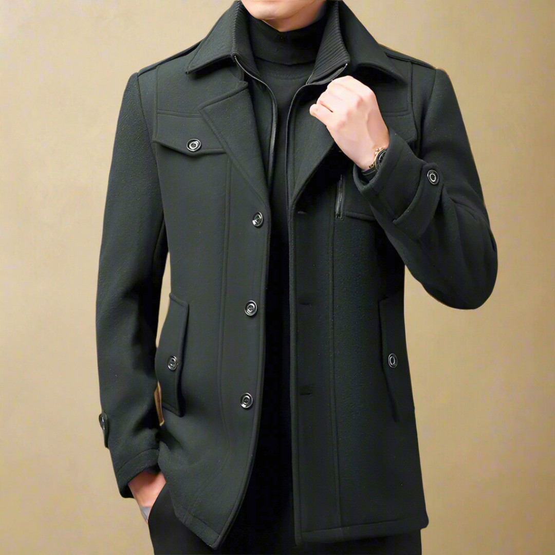 Massimo Adriano Trench Coat – Timeless Italian Style, Tailored for Modern Elegance