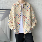 Mosaic Heavy-Duty Buttoned Jacket