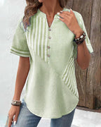 Anya Striped Blouse - Effortless Everyday Style