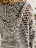 Lana Knit Hooded Sweater - Ultra-Soft, Cozy Cable-Knit for Everyday Comfort