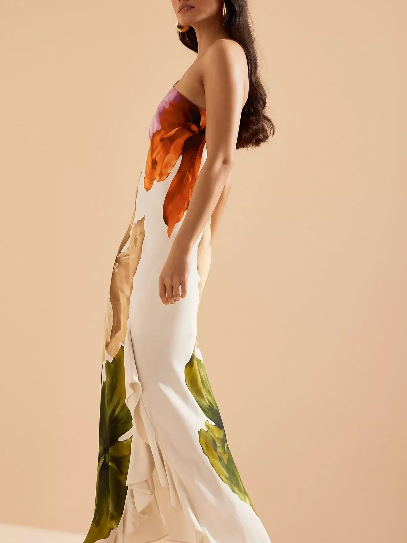 Chic One-Shoulder Maxi Slip Dress for Effortless Glamour