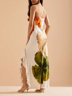 Chic One-Shoulder Maxi Slip Dress for Effortless Glamour