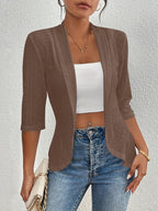 Sasha Kimono Drape Coat - Elegant, Fluid Draped Outerwear