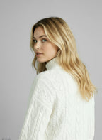 Amy Zip-Up Knit Sweater
