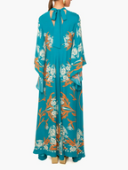 Stunning Vintage Print Maxi Dress