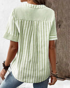 Anya Striped Blouse - Effortless Everyday Style