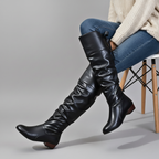 ANOURA Leather Boots - Premium Quality, Timeless Style