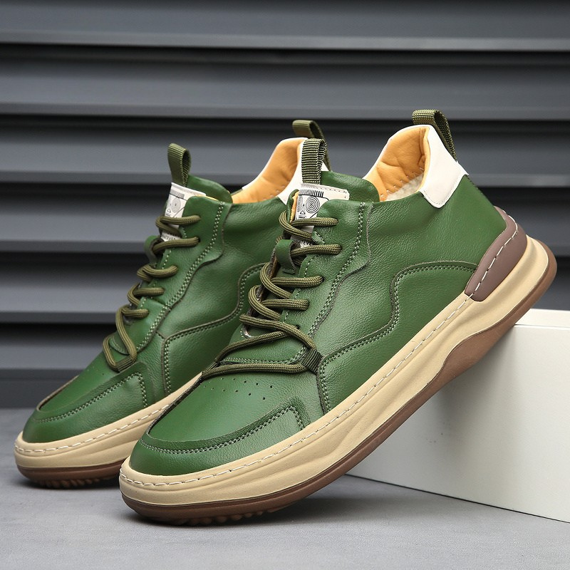 Moretti Leather Trainers