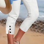 Clara Polished Stretch Capri Pants