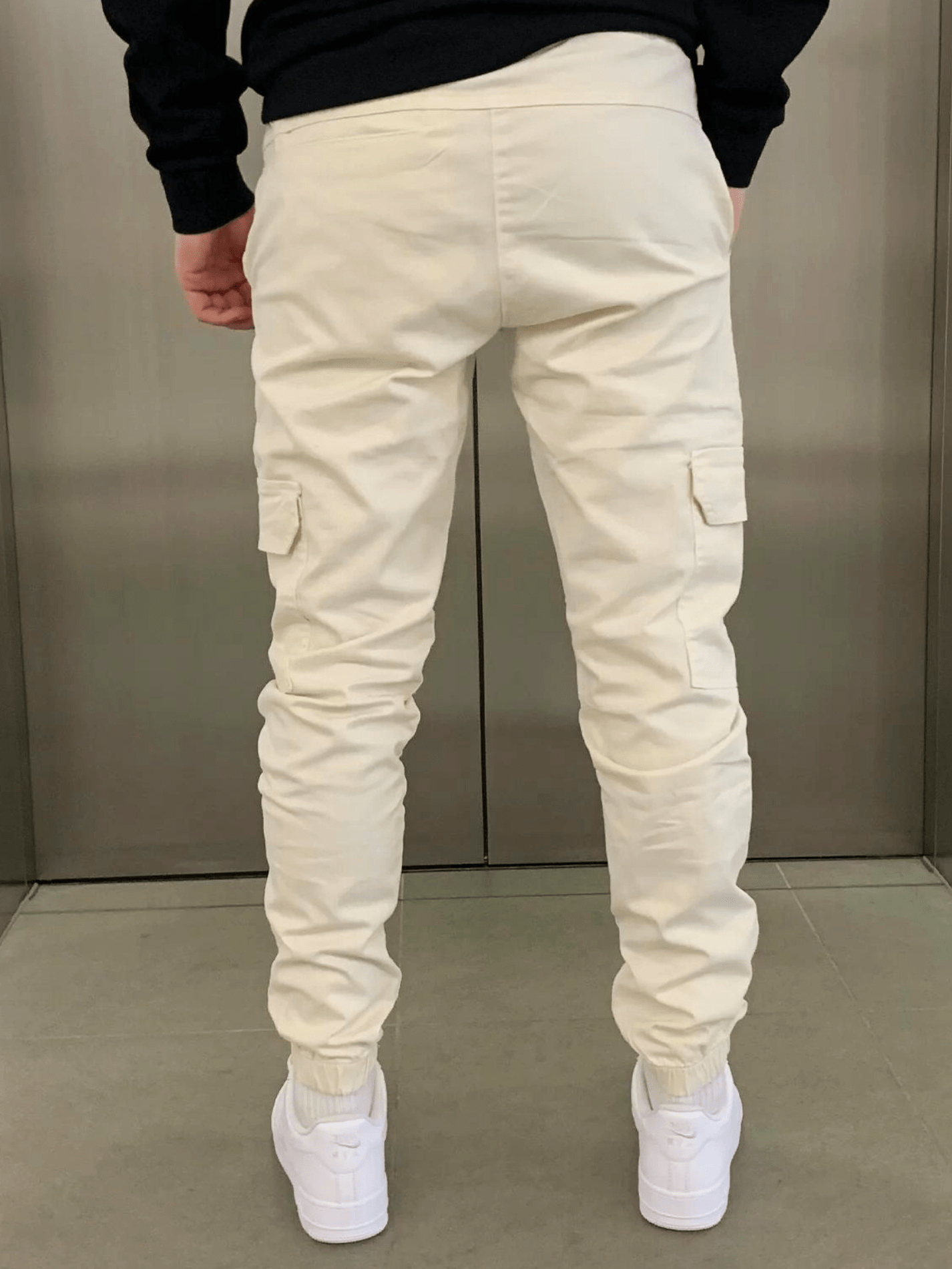 Olympus Cream Cargo Joggers